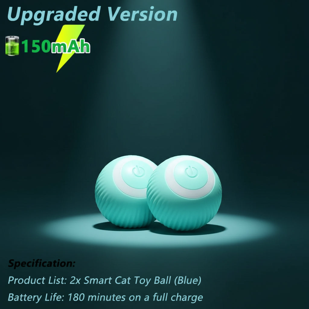 Cat Interactive Ball Electric Automatic Rolling Ball Smart Toys for Cats Smart Cat Toy Rotating Ball Cat Game Accessories
