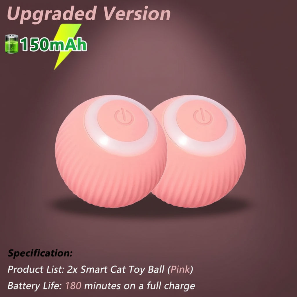 Cat Interactive Ball Electric Automatic Rolling Ball Smart Toys for Cats Smart Cat Toy Rotating Ball Cat Game Accessories