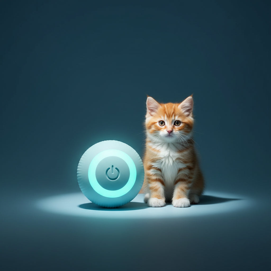 Cat Interactive Ball Electric Automatic Rolling Ball Smart Toys for Cats Smart Cat Toy Rotating Ball Cat Game Accessories