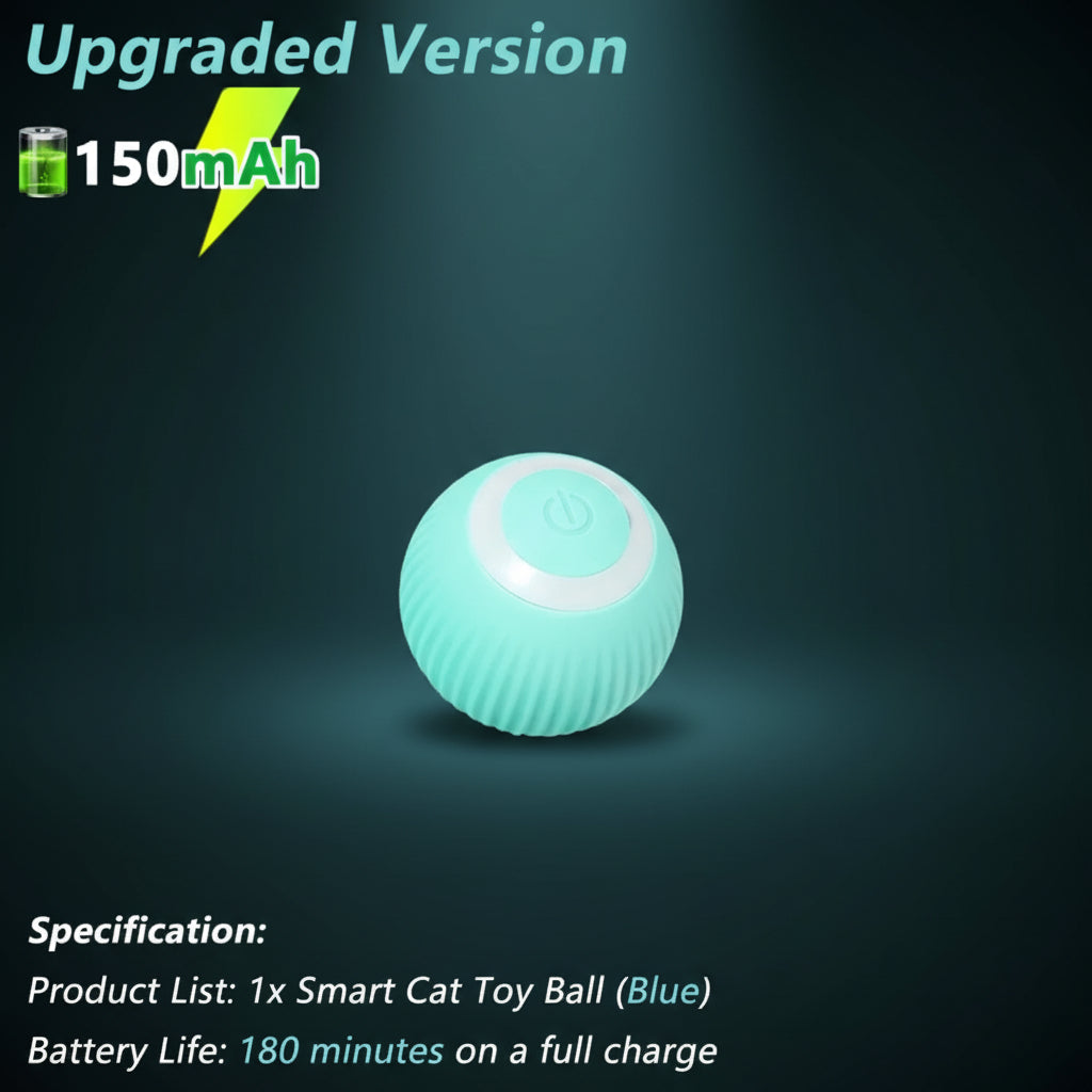 Cat Interactive Ball Electric Automatic Rolling Ball Smart Toys for Cats Smart Cat Toy Rotating Ball Cat Game Accessories