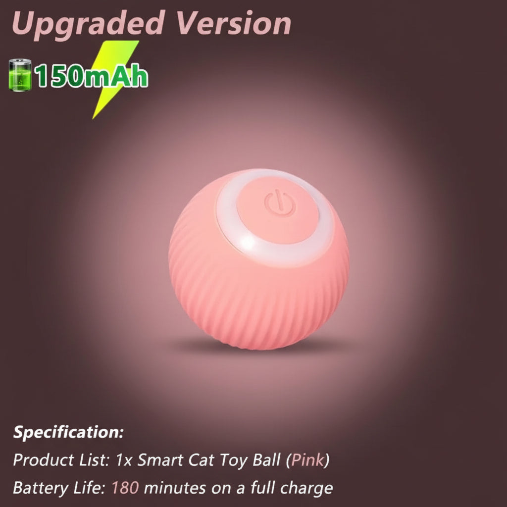 Cat Interactive Ball Electric Automatic Rolling Ball Smart Toys for Cats Smart Cat Toy Rotating Ball Cat Game Accessories